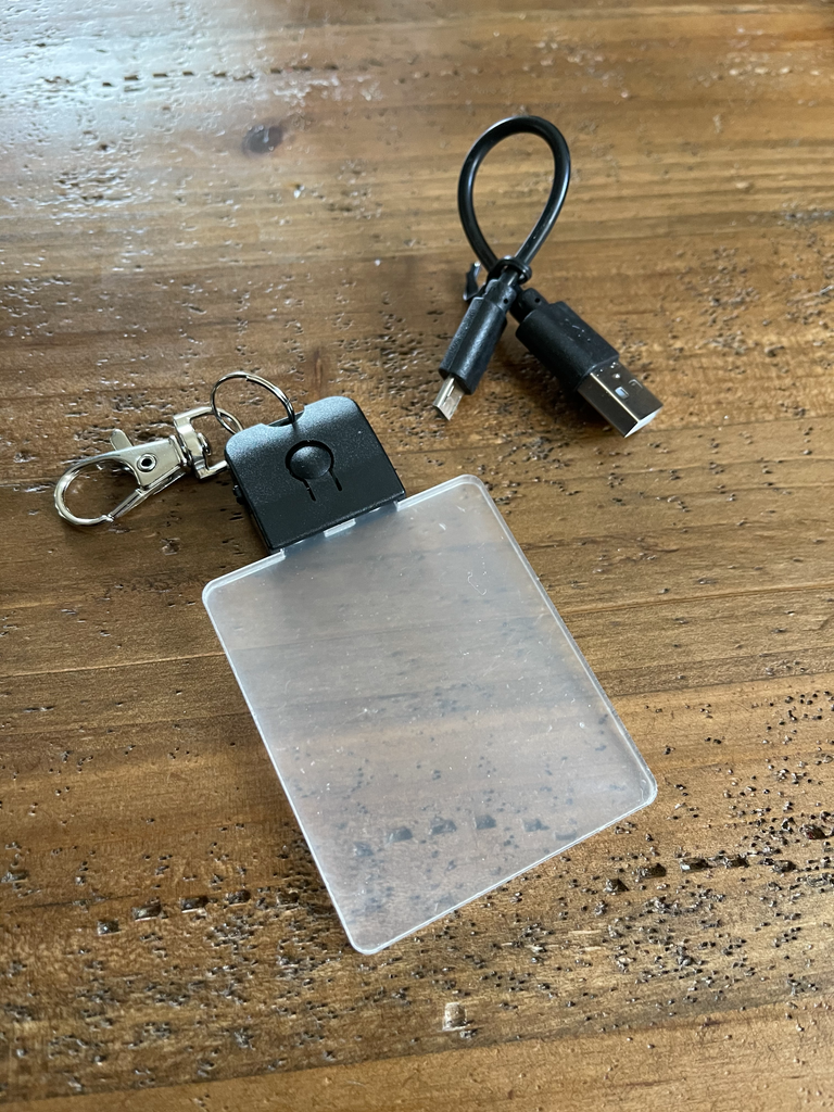 Lighted Acrylic Keychain Blank Edge-lit Acrylic Keychain